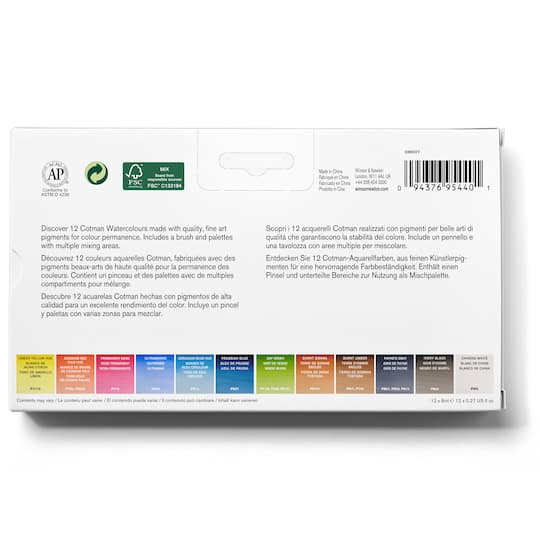 Winsor & Newton™ Cotman Watercolour™ Tube Travel Set